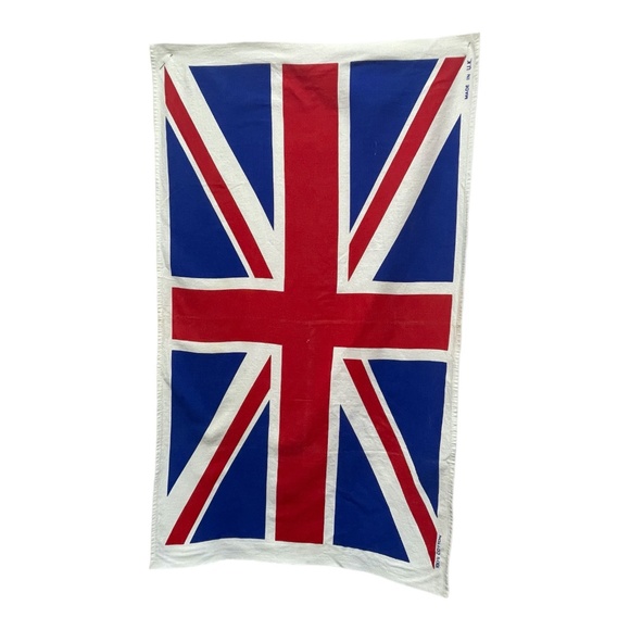 Vintage Union Jack Tea Towel Made in the UK 100% Cotton - Picture 1 of 6